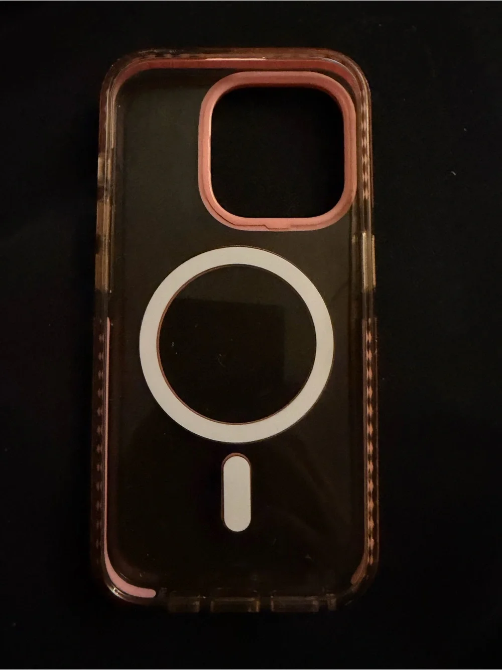 iPhone 15 Pro MagSafe Case Clear & Pink